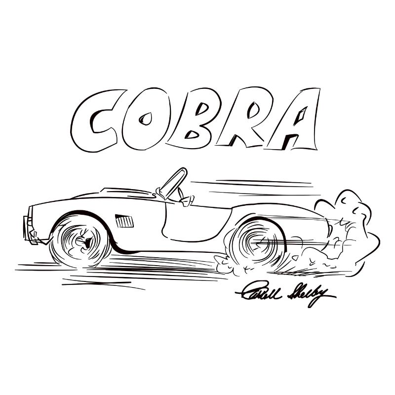 AC Cobra Comic Legende Geschenk
