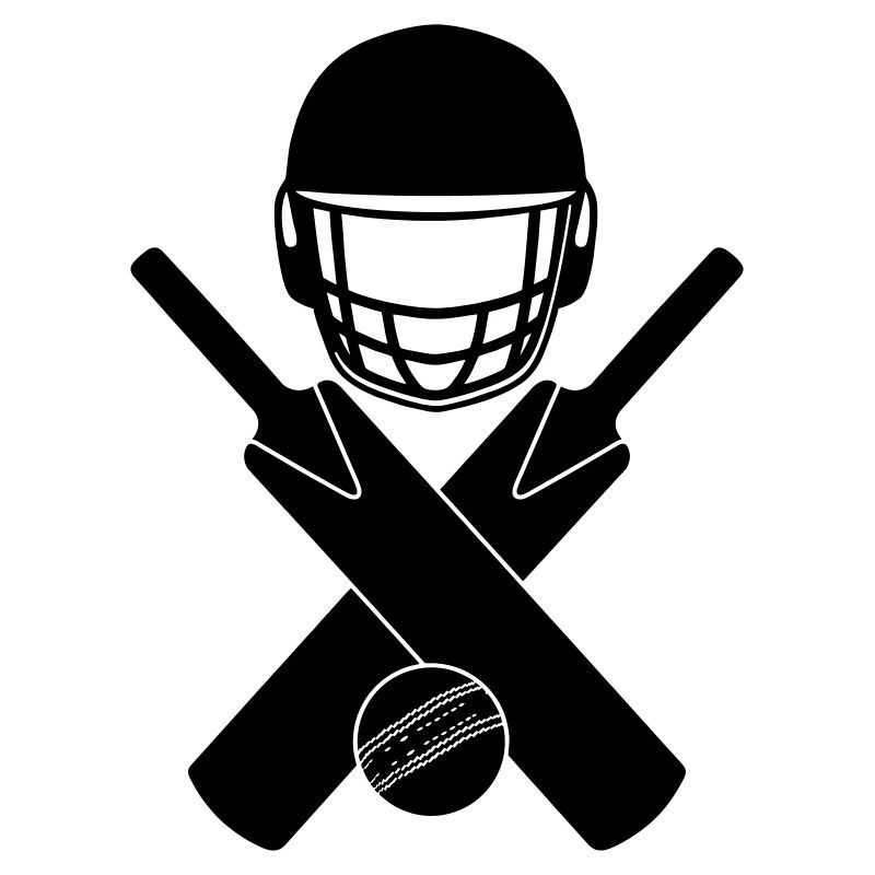 Image d’ombre du logo de cricket