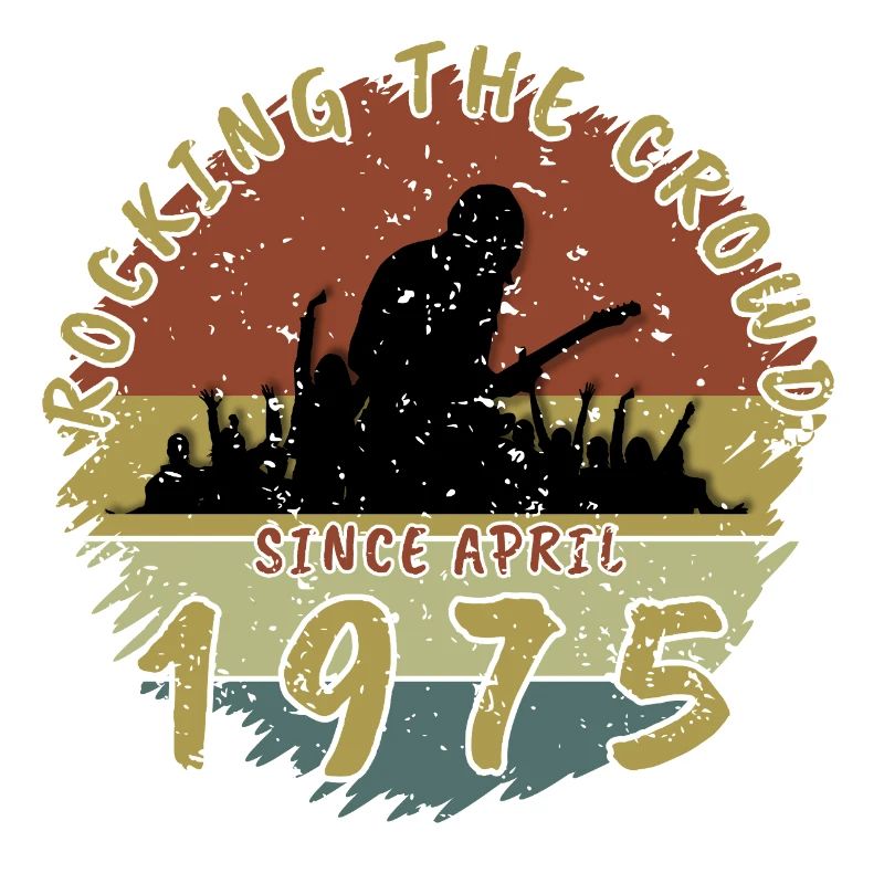 50. Geburtstag Rocking the crowd GIT 04/1975