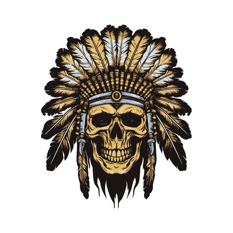 Crâne de chef indien Apache