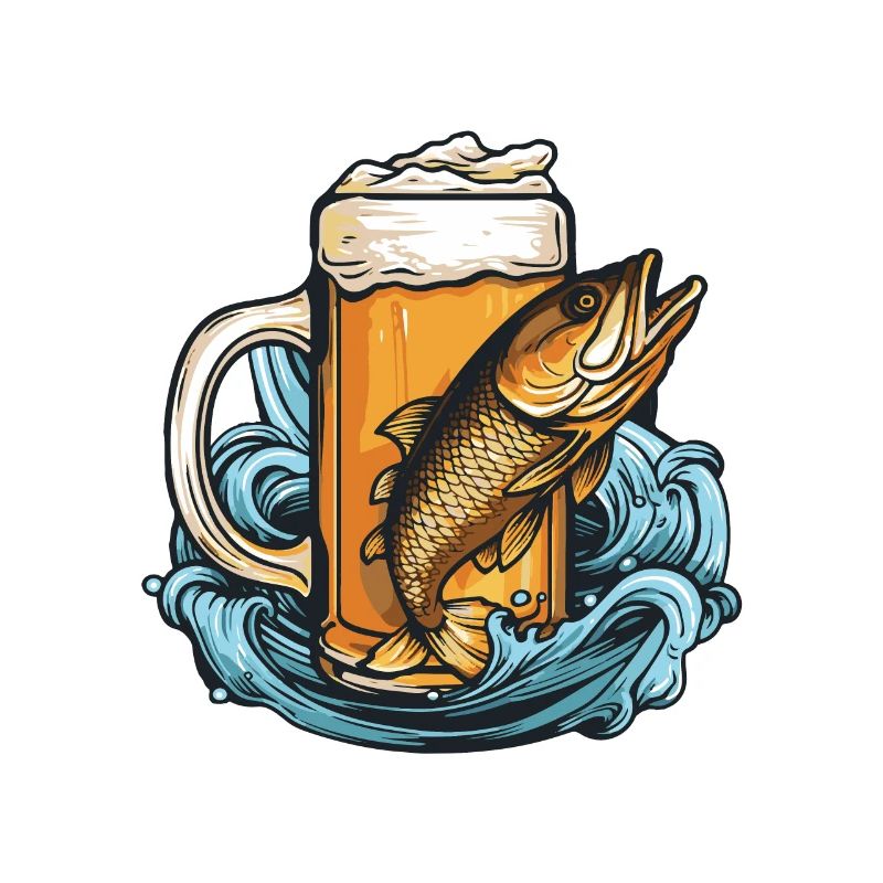 Bière de pêche