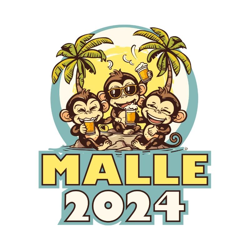 Malle 2024 Mallorca saying monkey beer