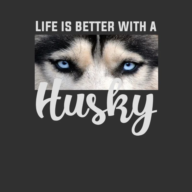 Das Leben ist besser mit einem Husky