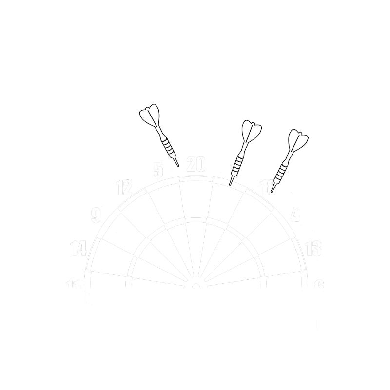 Lustiger Dart Spruch Dartscheibe Darten Geschenk
