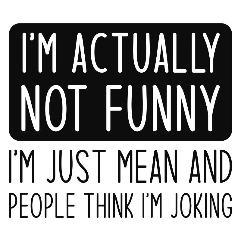 Ich bin eigentlich nicht lustig