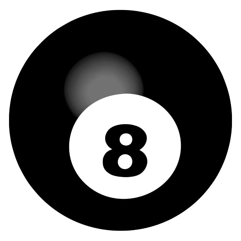 Schwarze 8 Billard