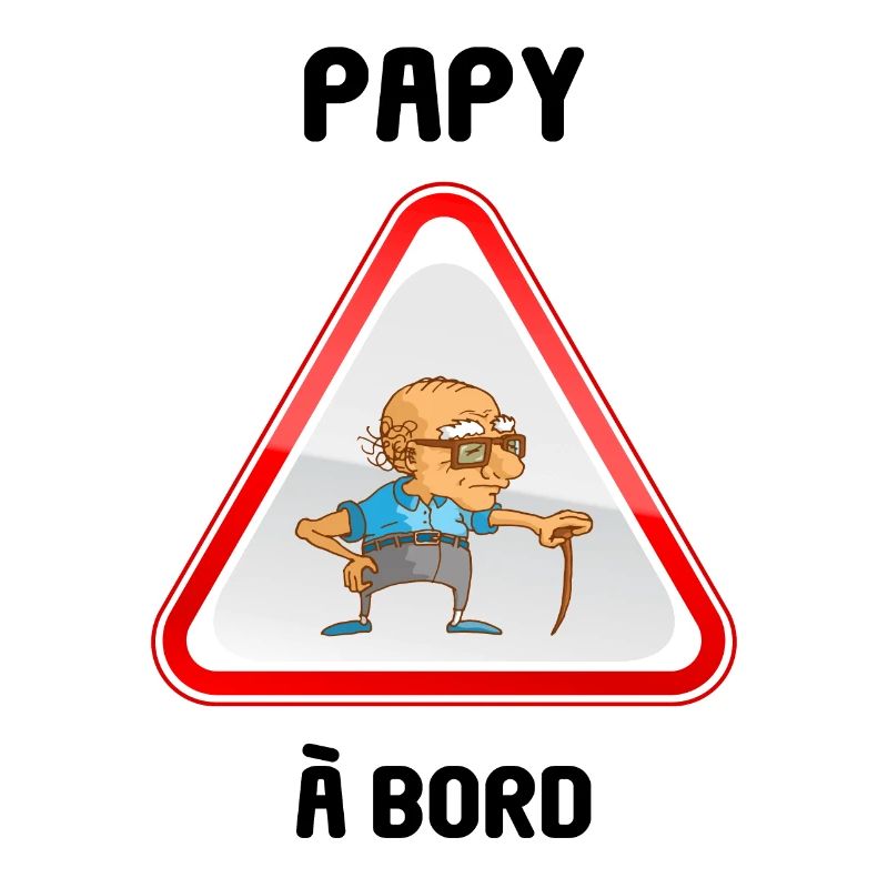 Papy à bord de ce super cadeau pour un super papy