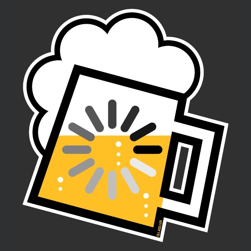 Bier Wird Geladen (Bierkrug Loading / Icon / /)
