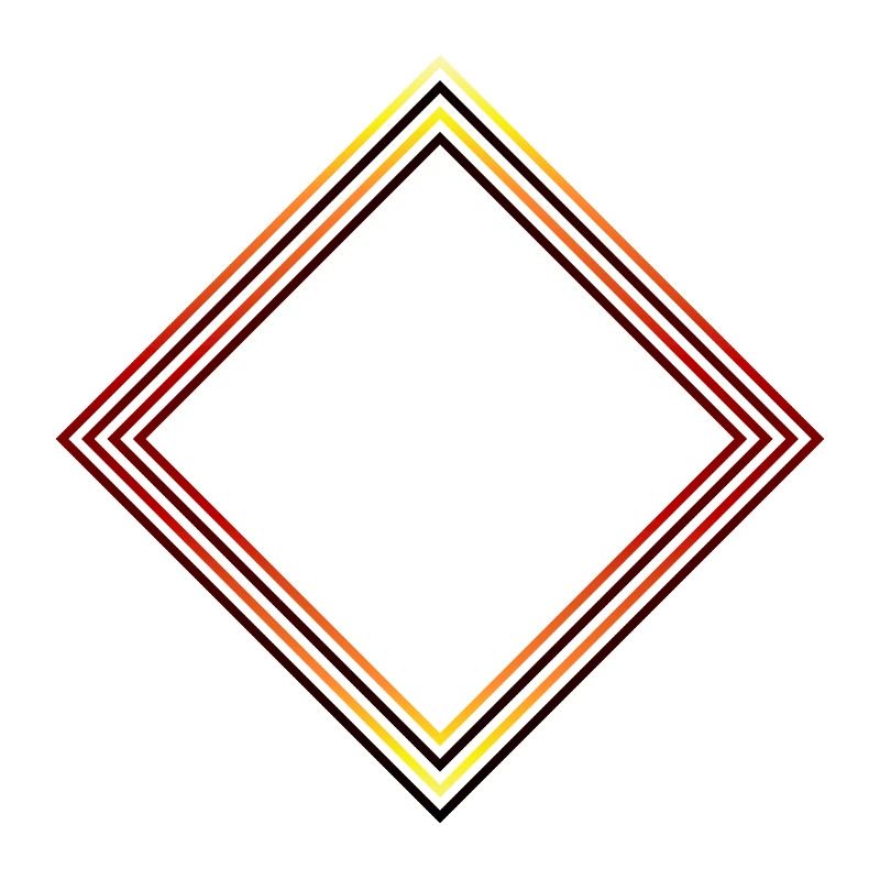 Rhombus, hipster, rectangle, frame, square, check