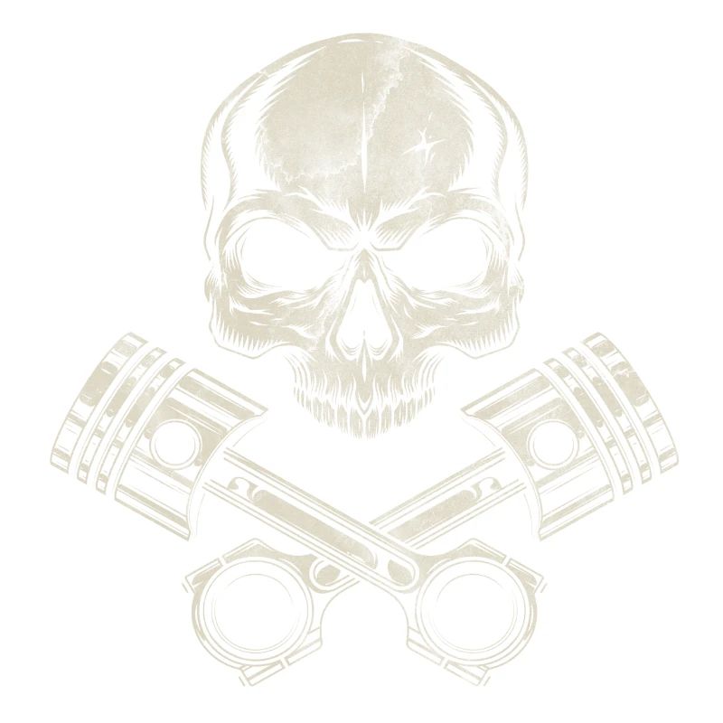 Skull avec piston