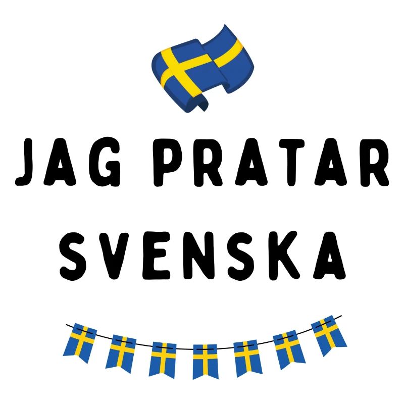 Jag pratar svenska schwarz