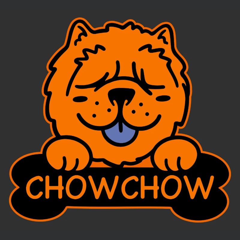 Chow Chow Chow und Knochen