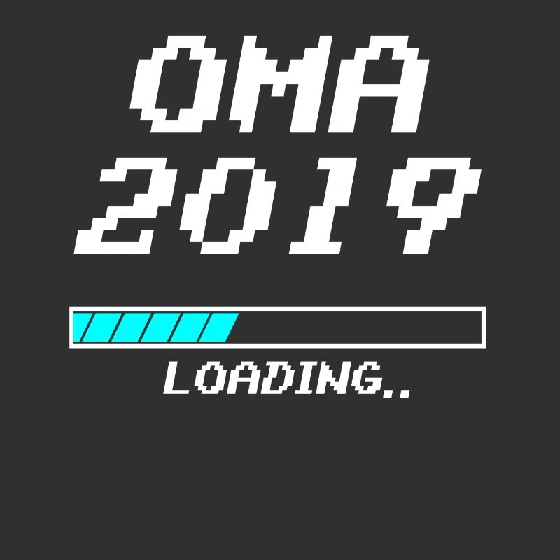 Grandma 2019 Loading Loading Loading Bar Gift Pixels
