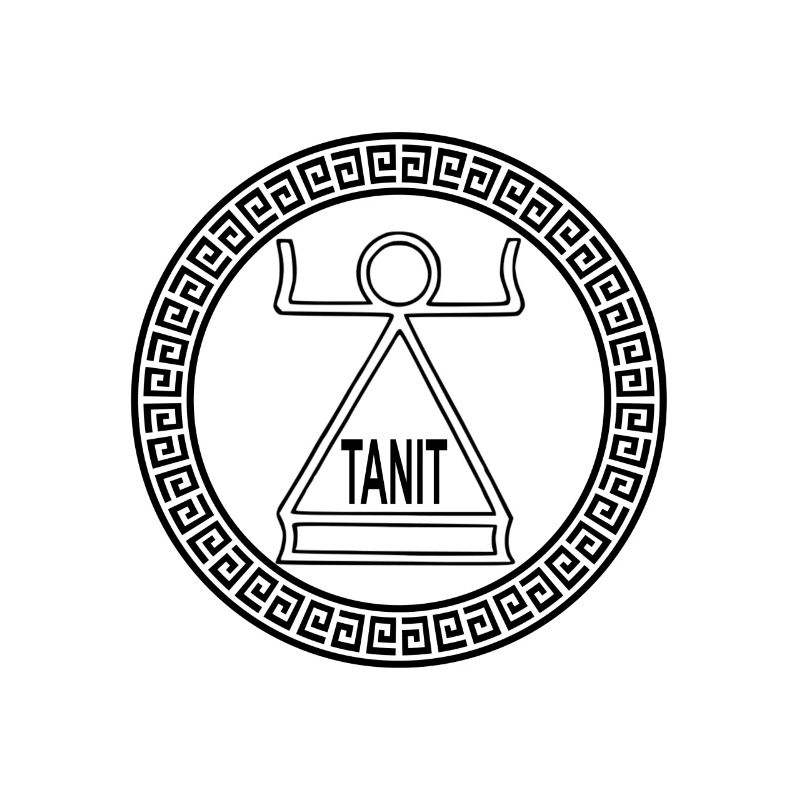Ancien symbole de Carthage Tanit Déesse de Carthage