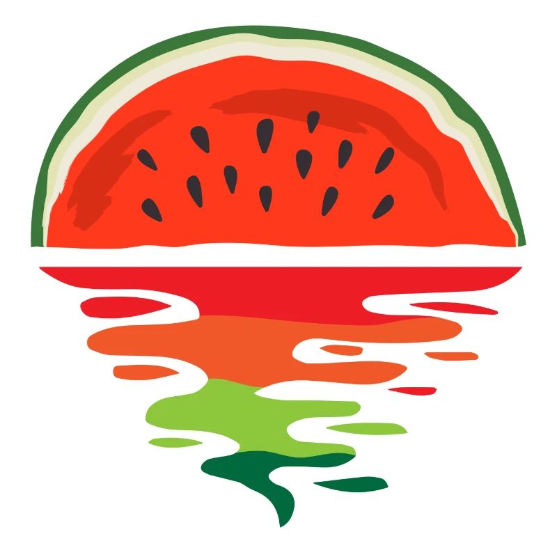 Coucher de soleil Melon