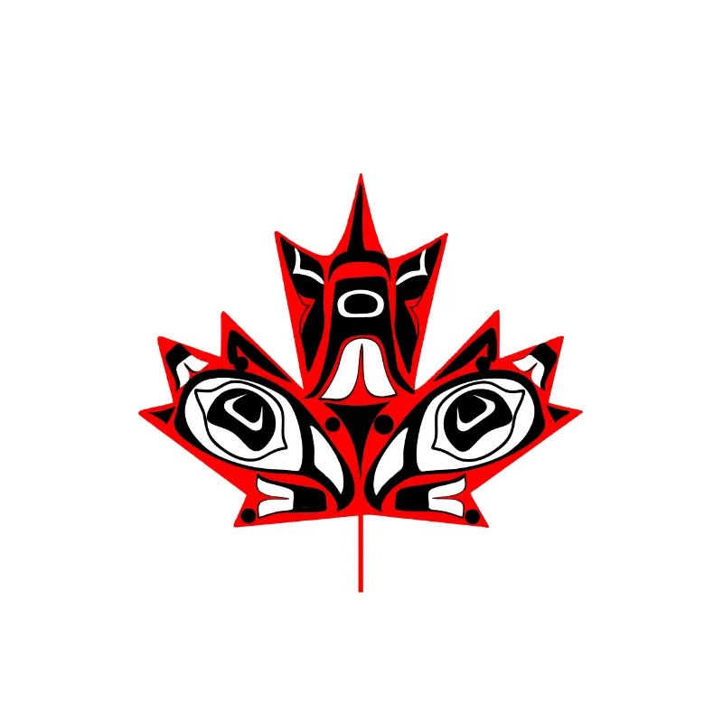 Canada Native Haida Maple Leaf