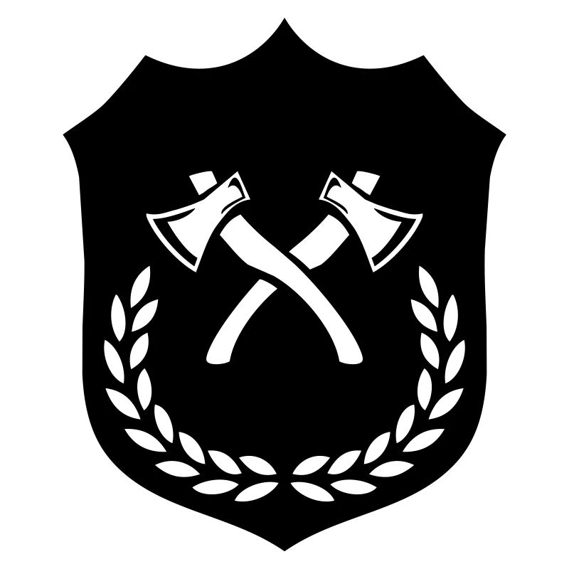 Wappen Axt Äxte