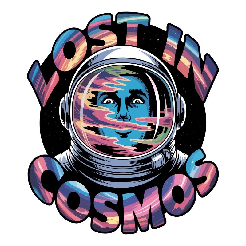 Astronaute perdu dans le cosmos