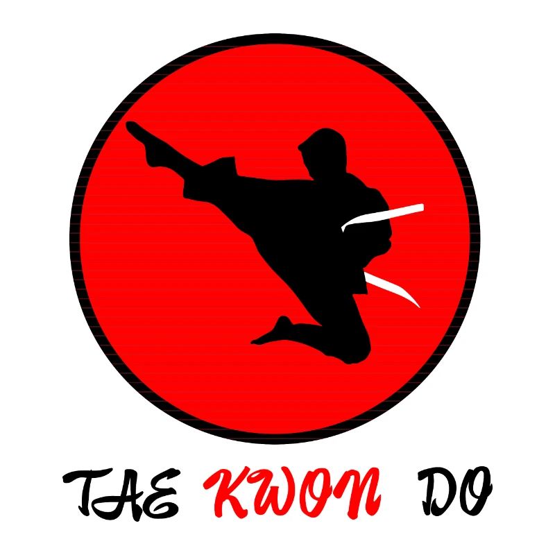 Kampfsport Tae Kwon Do flying kick - Geschenkidee