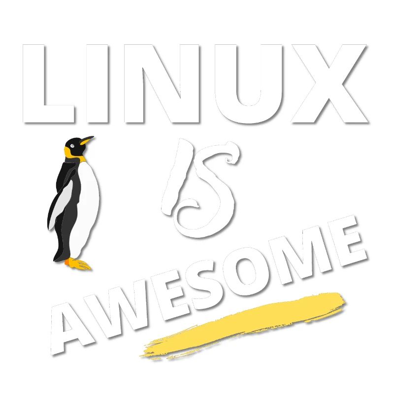 Linux is awesome - Gift for Computer Fans