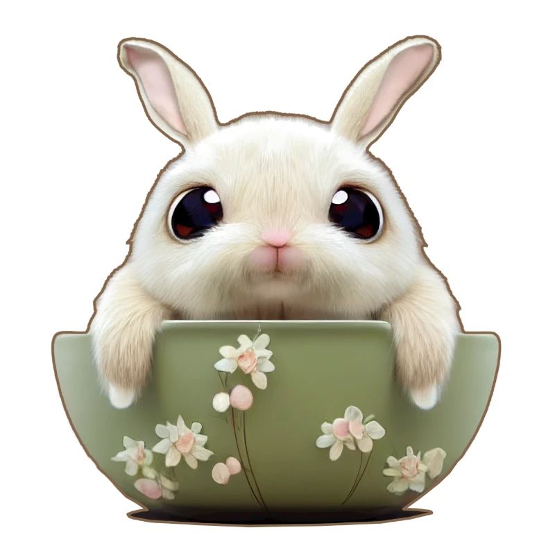 Sweet rabbit in shell