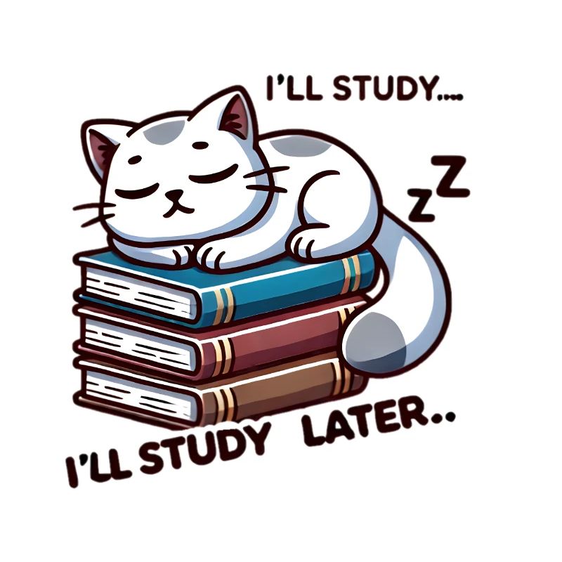 Study Later 😸📚