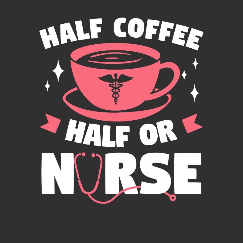 Halber Kaffee Halb ODER Krankenschwester OP-Krankenschwestern RN