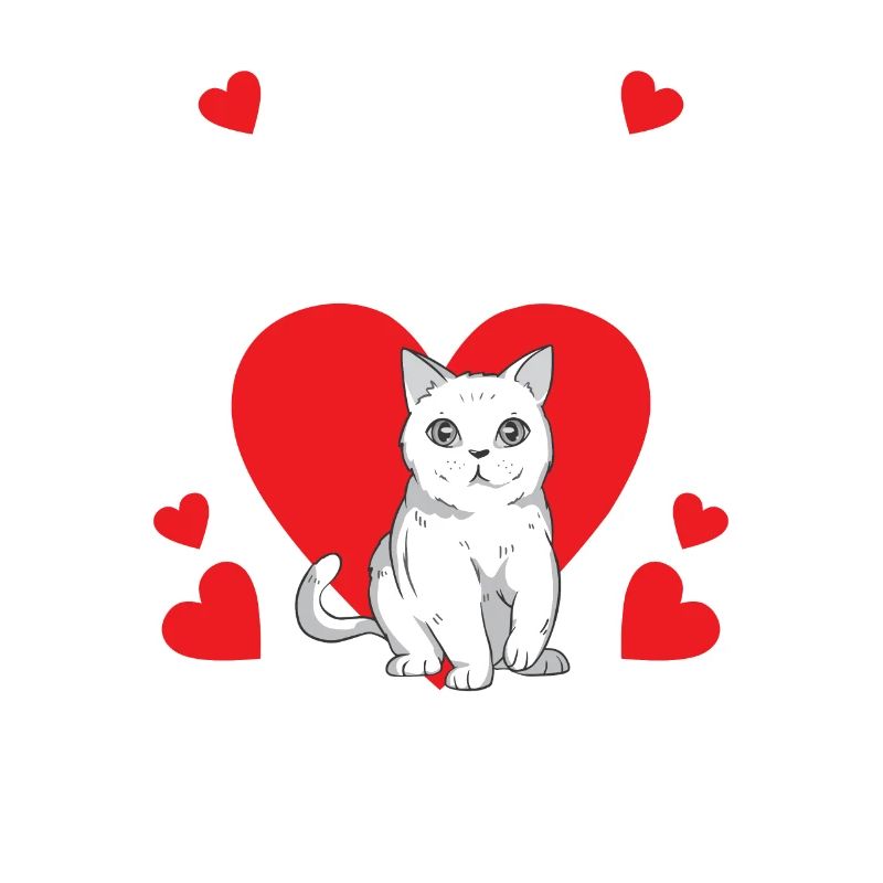 Ich bin nicht Single Ich habe eine Katze Valentinstag