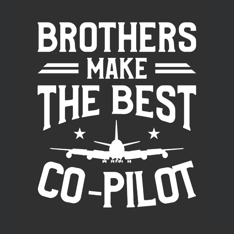 Brüder sind der beste Co-Pilot in der Luftfahrt