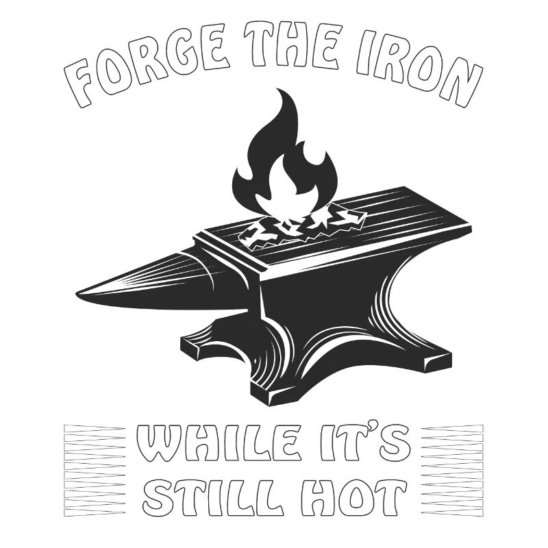 ANVIL BLACKSMITH FORGE LE FER ALORS QU’IL EST ENCORE CHAUD