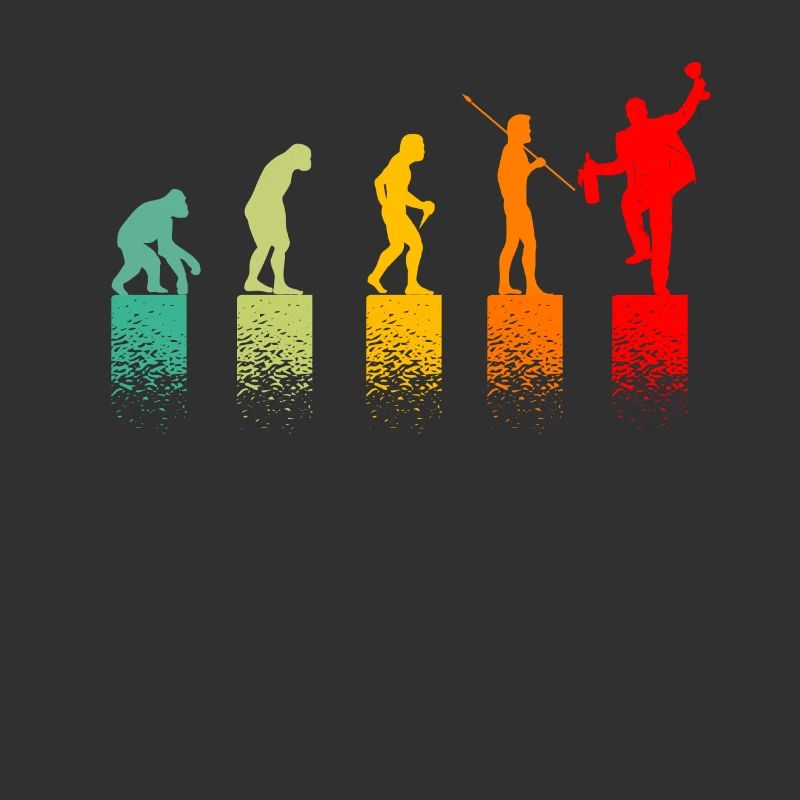 Evolution Aperitif gift idea Funny man