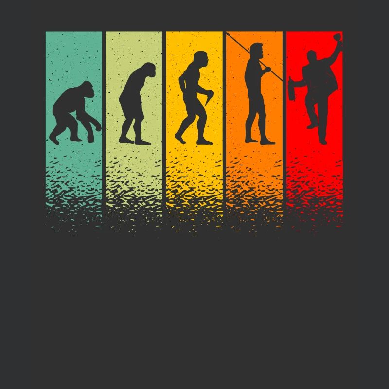 Evolution gift humor aperitif retro