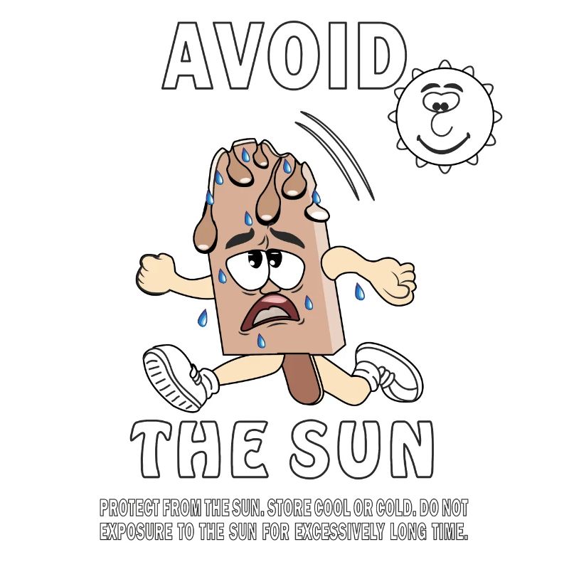 SUNSCREEN ICE CREAM AVOID THE SUN