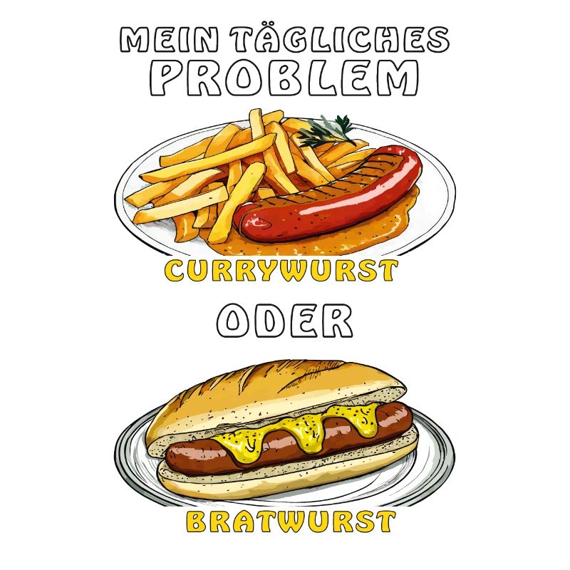 MON PROBLÈME : CURRYWURST OU BRATWURST
