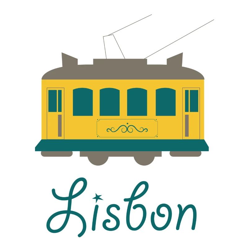 Süßes lissabon Logo Geschenk Idee