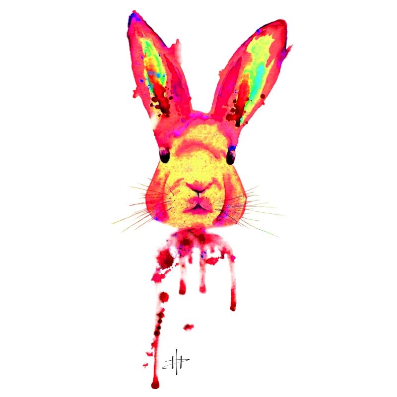 Rabbit Neon Pink