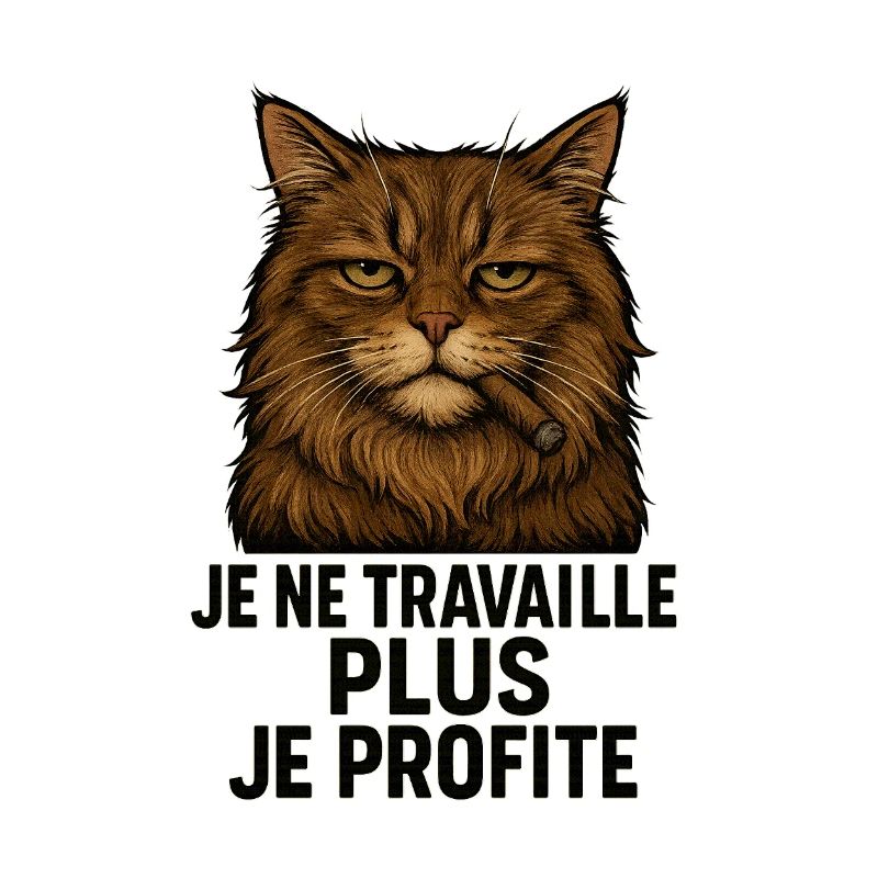 Cat. I don't work anymore, I enjoy it.