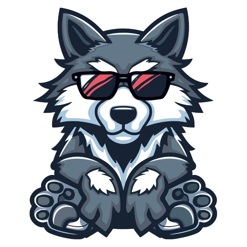 Wolf Comic Cool