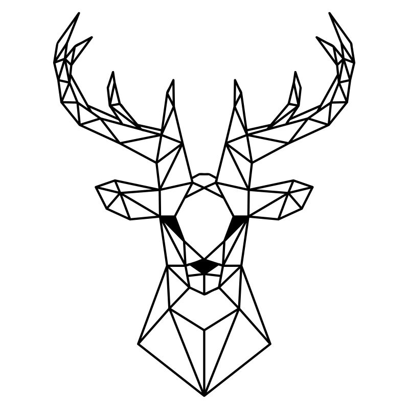Hirsch Low Poly Hirsch Low Polygon Hirsch Kopf