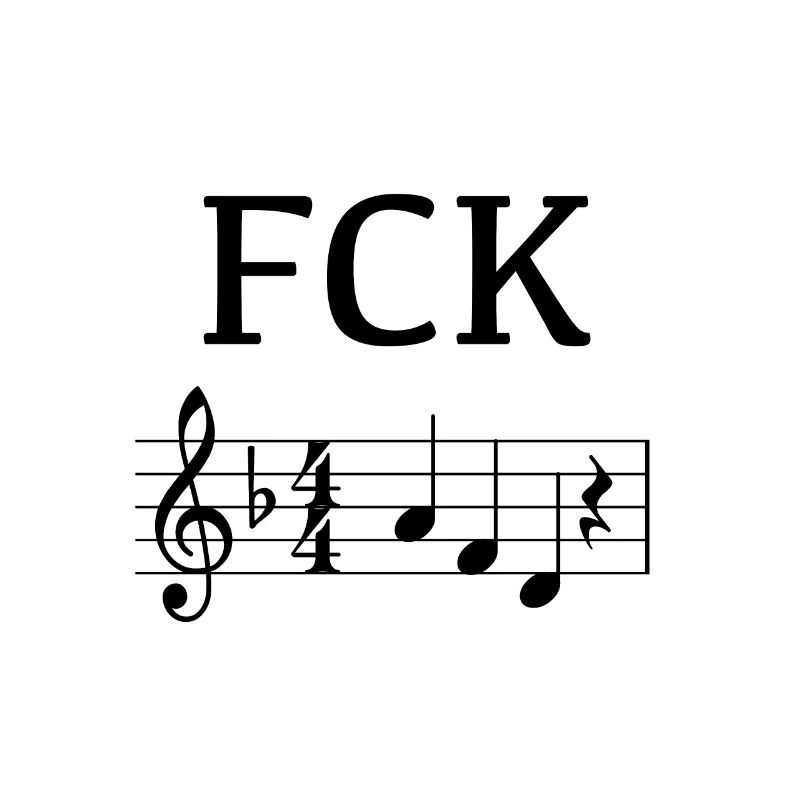 FCK AFD en notation musicale