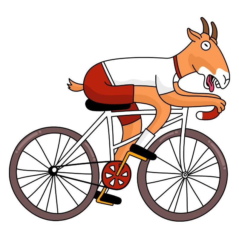 Chèvre à vélo