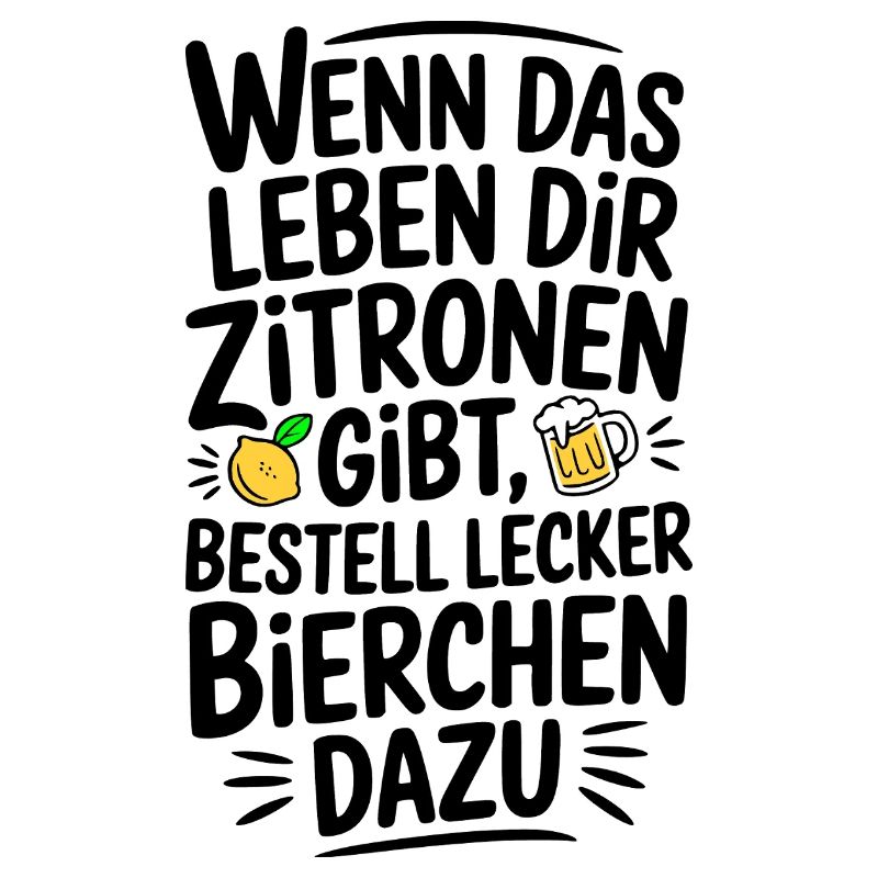 Wenn Zitrone dann lecker Bierchen