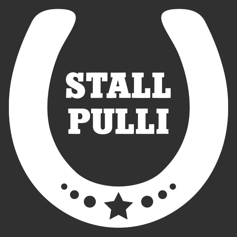 Stall Pulli Hufeisen Reiten Reiter Stallpulli