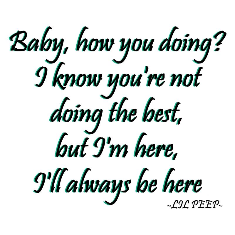 lil peep - right here lyrics