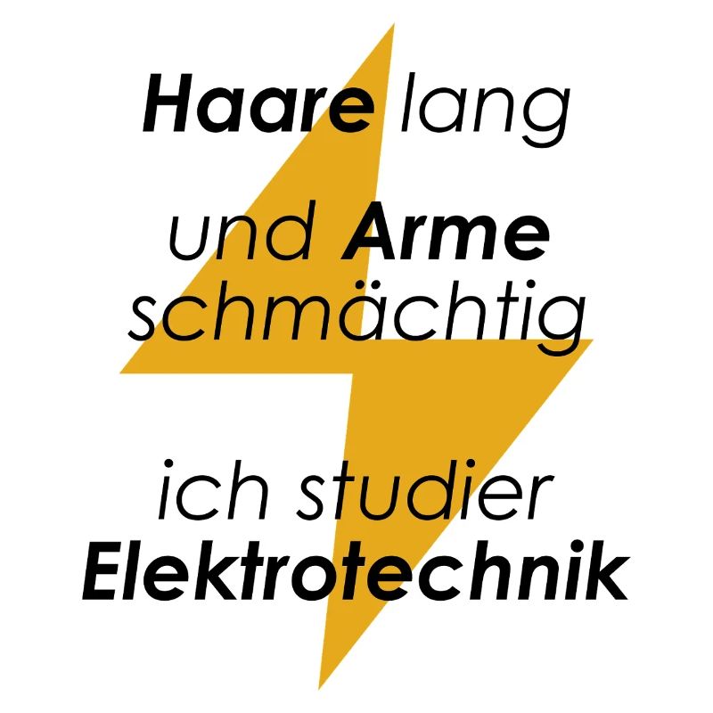 Unispruch "Haare lang Arme schmächtig" Studenten