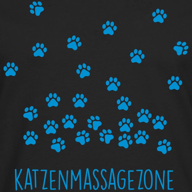 Katzen Massage Zone - Männer Premium Langarmshirt
