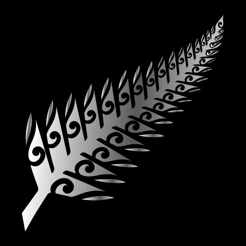 Silberfarn Neuseeland Maori Stil - Geschenkidee