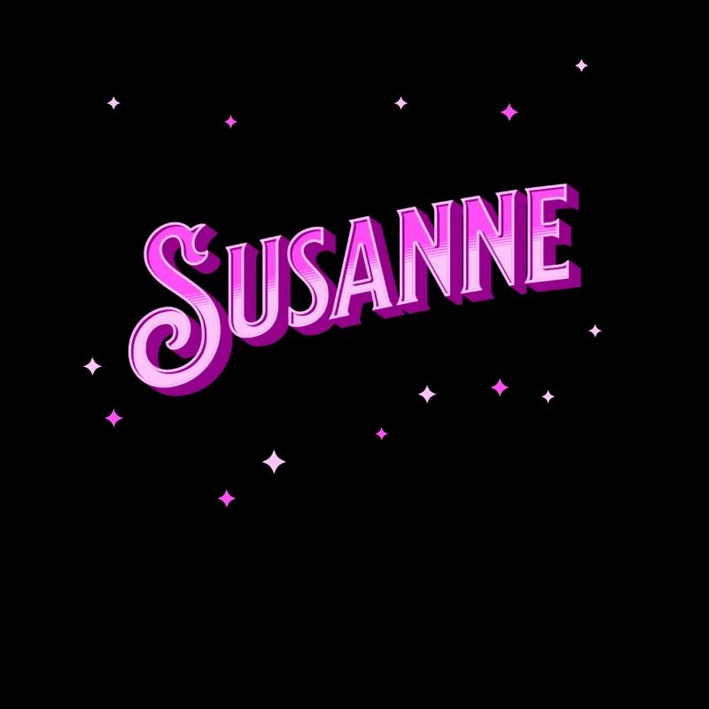 Susanne's name personalized