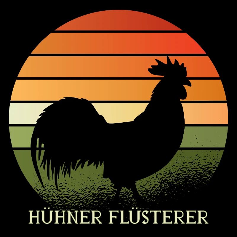Hahn der Hühner Flüsterer