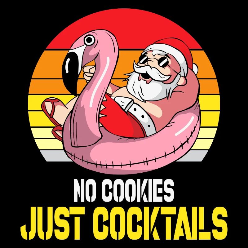 Pas de biscuits juste des cocktails, drôle de Noël dans